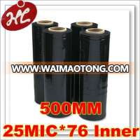 black stretch film 23 mic