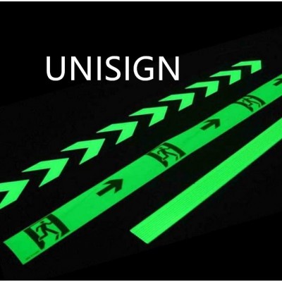 PVC Printable Glow in The Dark Material with Arrow