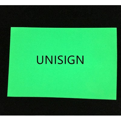 Glow in The Dark Safety Signs Material